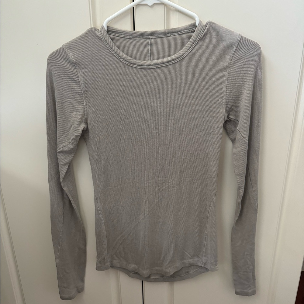 Hold tight long sleeve shirt riverstone